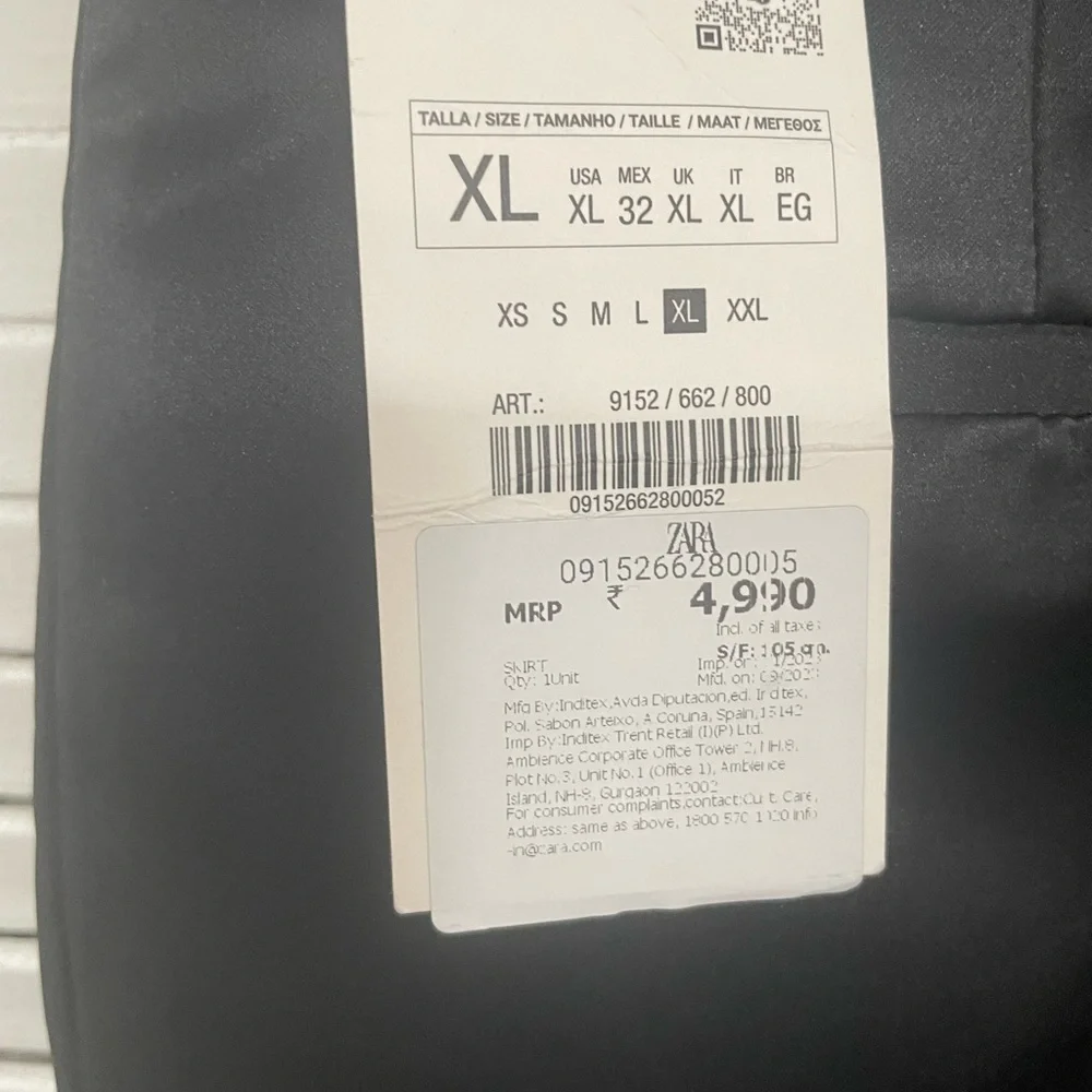 NWT Zara Classic Black Pencil Skirt - Picture 4 of 7